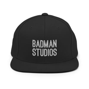 Original Font Snapback Hat | Black