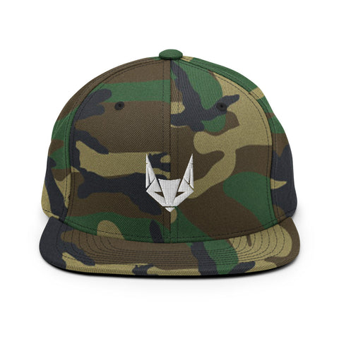 Logo Snapback Hat | Green Camo