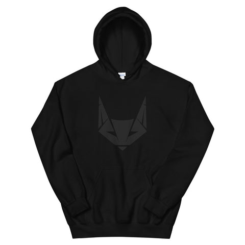 Stealth Dark Grey Logo Hoodie | Black