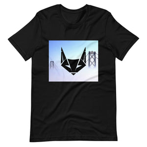 Bay Bridge Fog Tee | Black