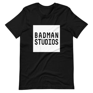 Modern Font Box Tee | Black