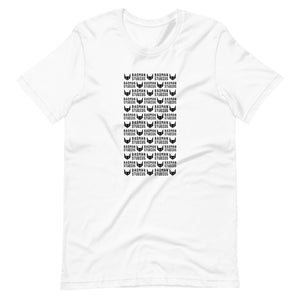 Combo Pattern Design Tee | White