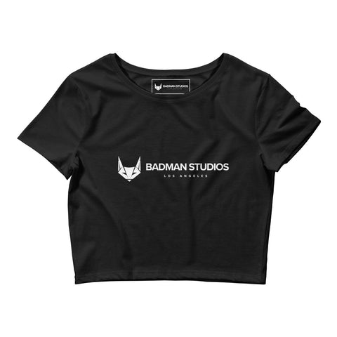 Badman Studios Los Angeles Crop Top | Black